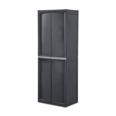 steel storage cabinet with 4 adjustable shelves|sterilite 4 shelf storage cabinet.